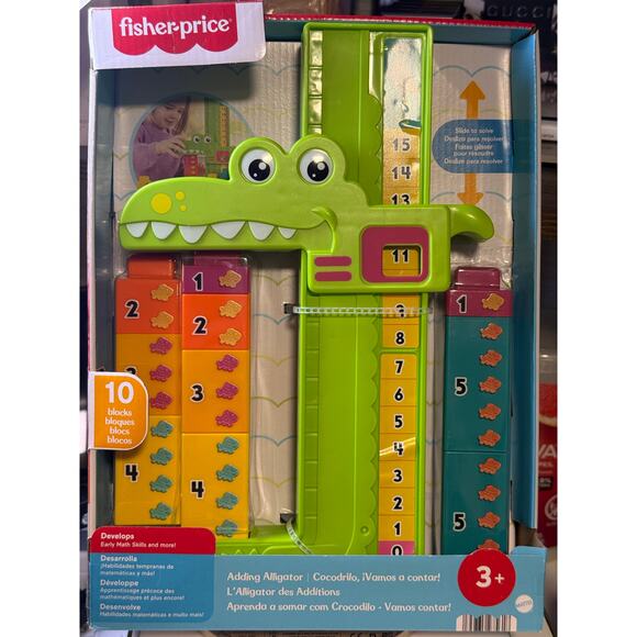 Fisher-Price Adding Alligator - NEW in BOX - Picture 1 of 6